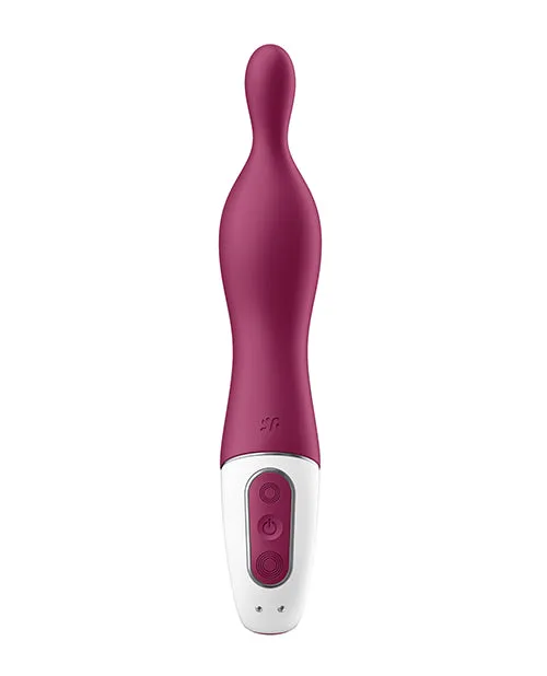 Satisfyer AMazing 1 Silicone Vibrator Berry Satisfyer Vibrators