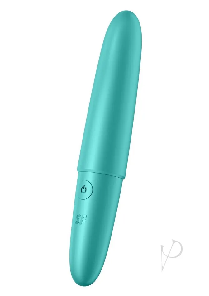Satisfyer Female Sex Toys Satisfyer Ultra Power Bullet 6 Rechargeable Silicone Bullet Vibrator Teal
