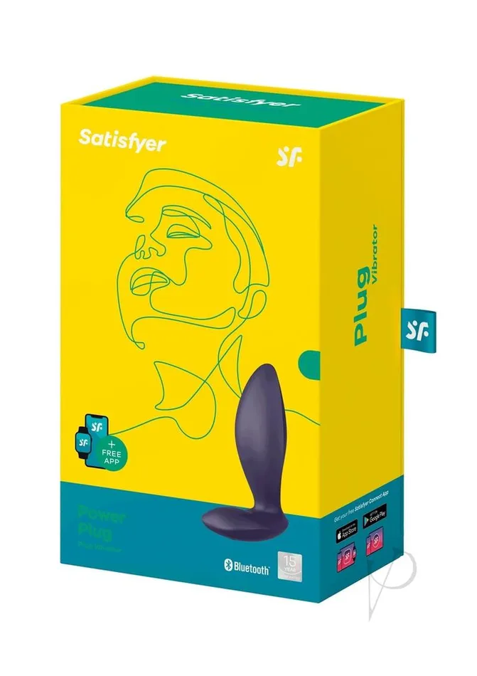 Satisfyer Power Plug Rechargeable Silicone Connect App Anal Plug Plum Satisfyer Anal Satisfyer Power Plug Rechargeable Silicone Connect App Anal Plug Plum Satisfyer Anal