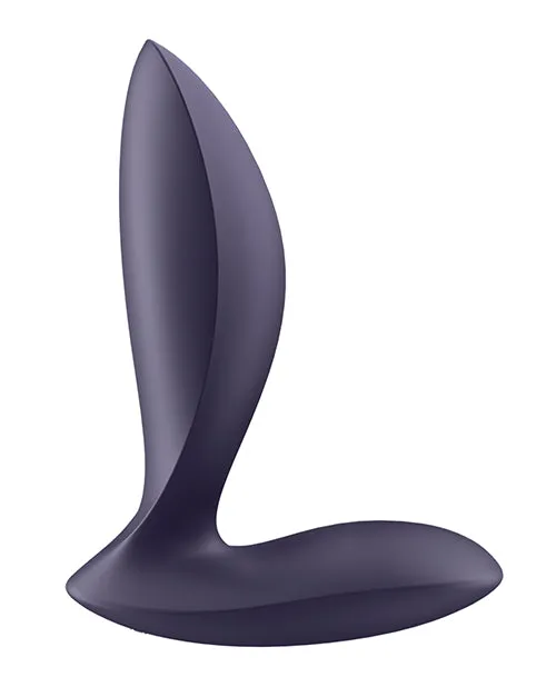 Satisfyer Power Plug Rechargeable Silicone Connect App Anal Plug Plum Satisfyer Anal