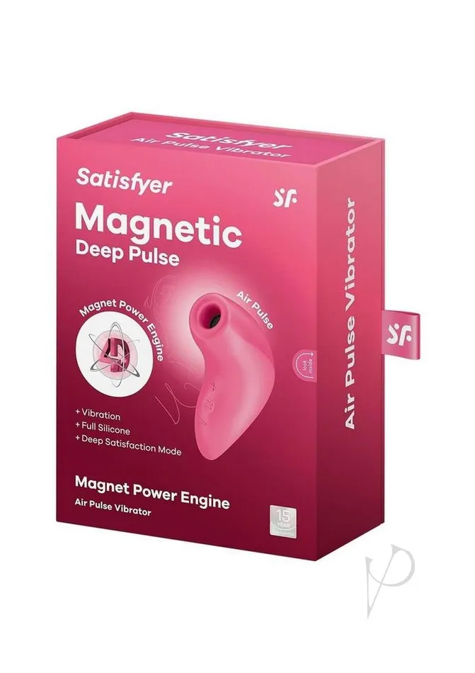 Satisfyer Satisfyer Deep Pulse Rechargeable Silicone Clitoral Vibrator Pink Vibrators Satisfyer Satisfyer Deep Pulse Rechargeable Silicone Clitoral Vibrator Pink Vibrators