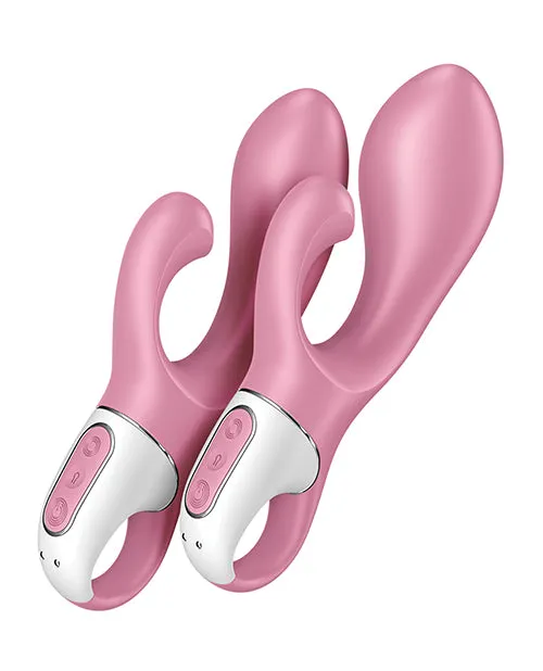 Satisfyer Vibrators Satisfyer Air Pump Bunny 2 Rechargeable Silicone Vibrator Pink