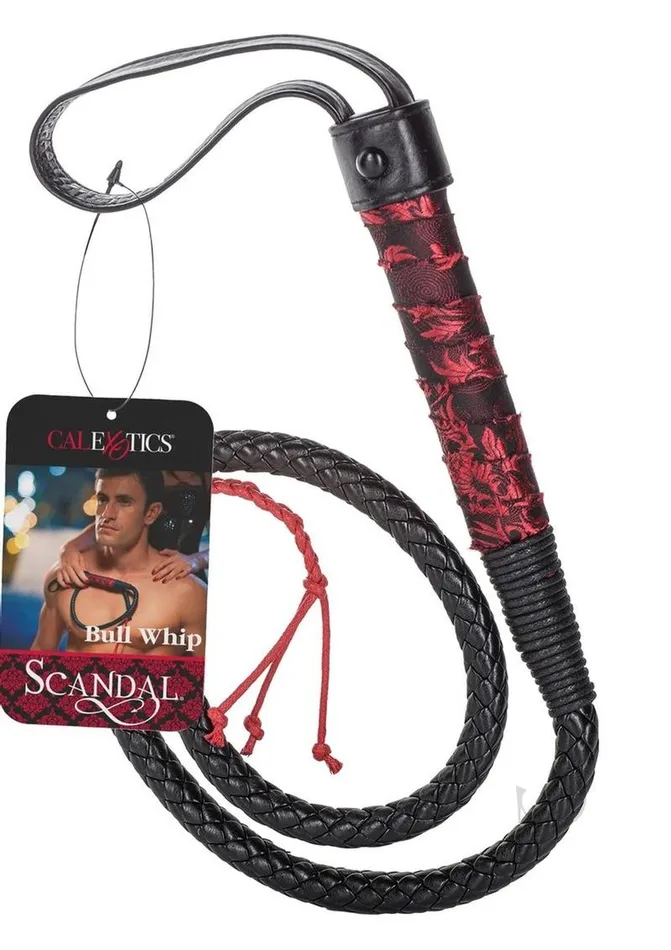 Scandal Scandal Bull Whip Red Vibrators