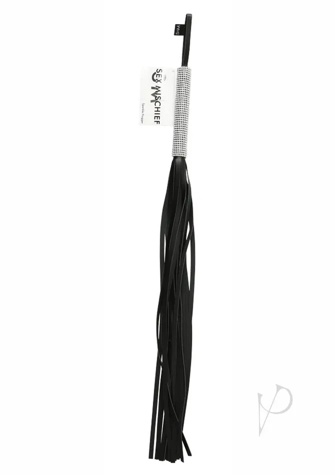 Sex And Mischief Sex and Mischief Sparkle Flogger 31in Black Female Sex Toys Sex And Mischief Sex and Mischief Sparkle Flogger 31in Black Female Sex Toys