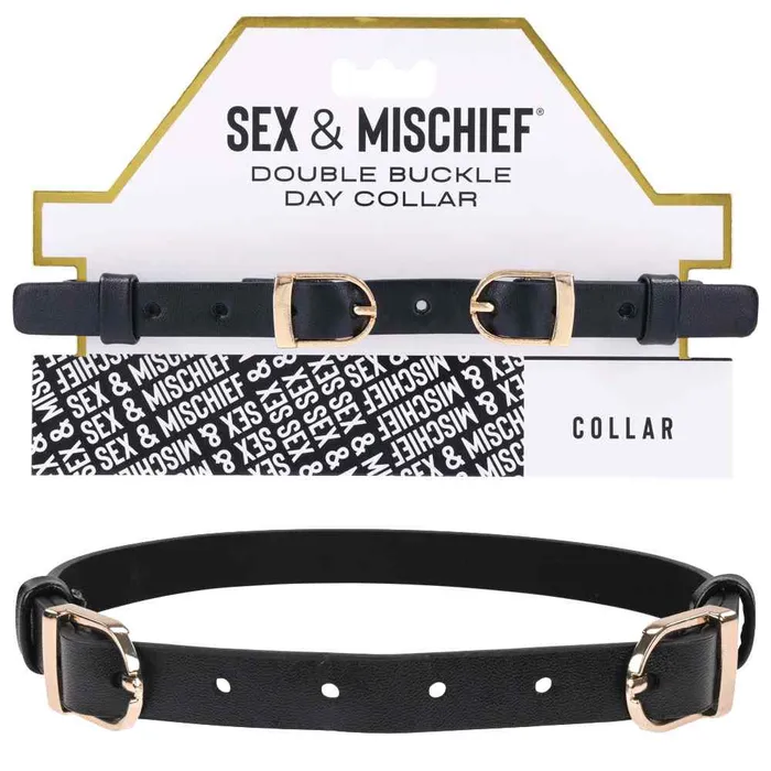 Sex Mischief Double Buckle Day Collar Sportsheets Couples
