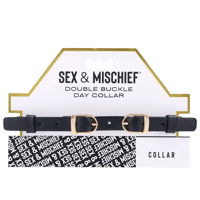 Sex Mischief Double Buckle Day Collar Sportsheets Couples