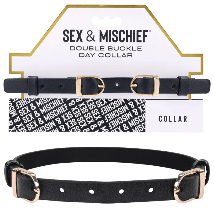 Sex Mischief Double Buckle Day Collar Sportsheets Couples