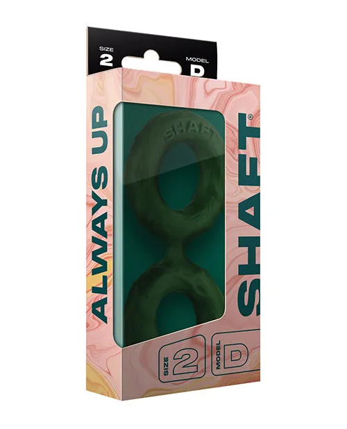 Shaft Male Sex Toys Shaft Double CRing Medium Green