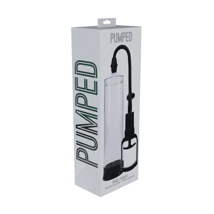Shots Toys Male Sex Toys Pumped Basic Penis Pump 2 Transparent