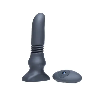 Silicone Vibrating and Thrusting Plug with Remote Control Thunderplugs Male Sex Toys Silicone Vibrating and Thrusting Plug with Remote Control Thunderplugs Male Sex Toys