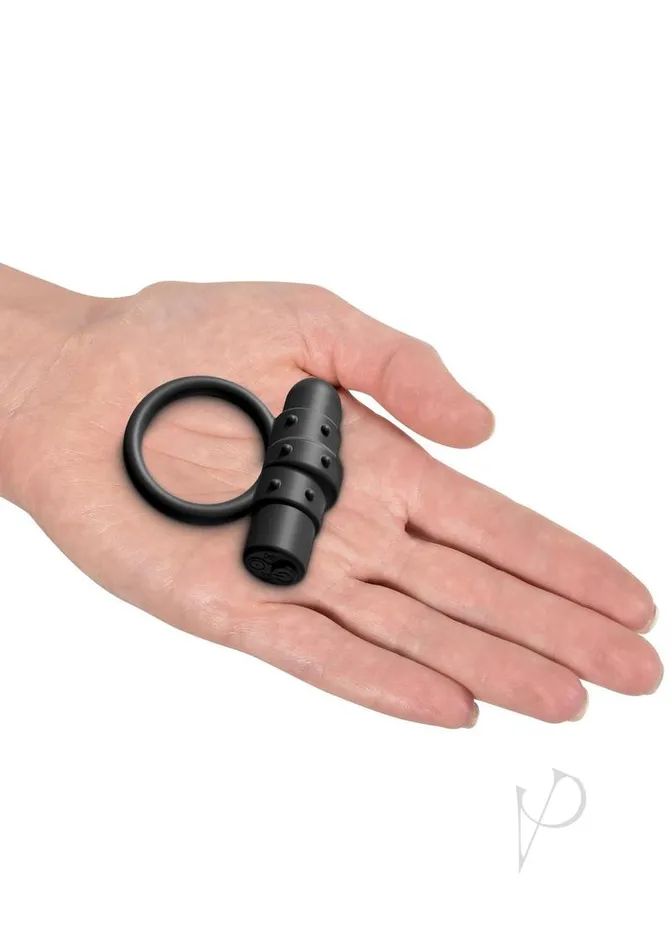 Sir Richards Control Rechargeable Vibrating Silicone Cock Ring Black Sir Richards Male Sex Toys