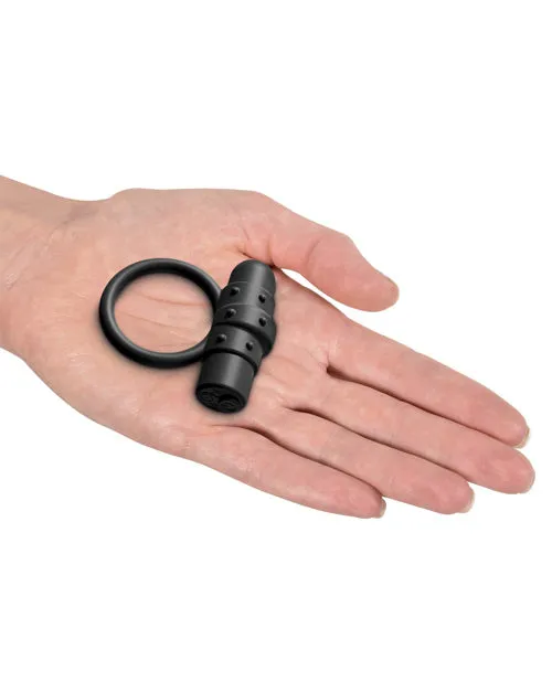 Sir Richards Control Rechargeable Vibrating Silicone Cock Ring Black Sir Richards Male Sex Toys