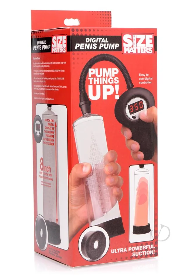 Size Matters Male Sex Toys Size Matters Automatic Digital Penis Pump with Easy Grip Size Matters Male Sex Toys Size Matters Automatic Digital Penis Pump with Easy Grip