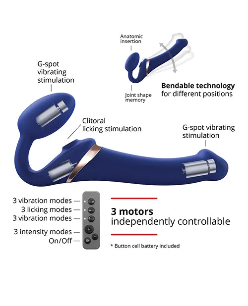 Strap On Me Female Sex Toys Strap on Me Multi Orgasm Bendable Strapless Strap on Large Night Blue Strap On Me Female Sex Toys Strap on Me Multi Orgasm Bendable Strapless Strap on Large Night Blue