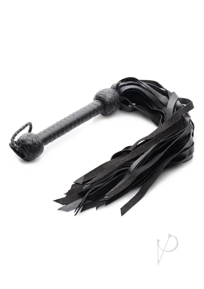 Strict Leather Restraints Strict Leather Premium Deerskin Flogger Black