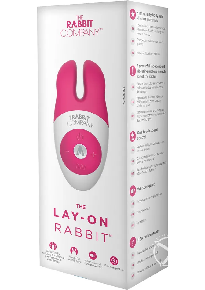 The Rabbit Company The Lay On Rabbit Rechargeable Silicone Massager Hot Pink The Rabbit Company Female Sex Toys The Rabbit Company The Lay On Rabbit Rechargeable Silicone Massager Hot Pink The Rabbit Company Female Sex Toys