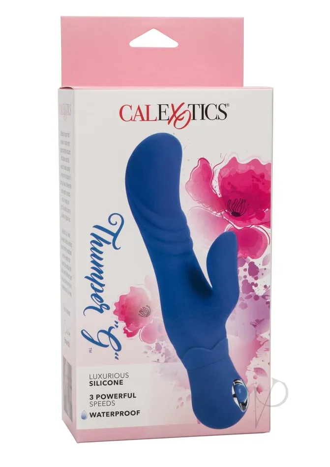 Thumper G Silicone Rabbit Vibrator Blue Personality Vibes Vibrators