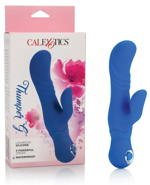 Thumper G Silicone Rabbit Vibrator Blue Personality Vibes Vibrators