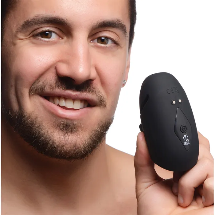 Trinity Men Male Sex Toys 8X Vibrating Silicone Penis Head Stimulator
