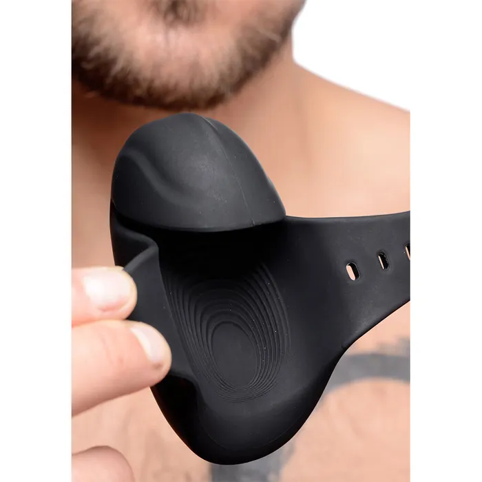 Trinity Men Male Sex Toys 8X Vibrating Silicone Penis Head Stimulator
