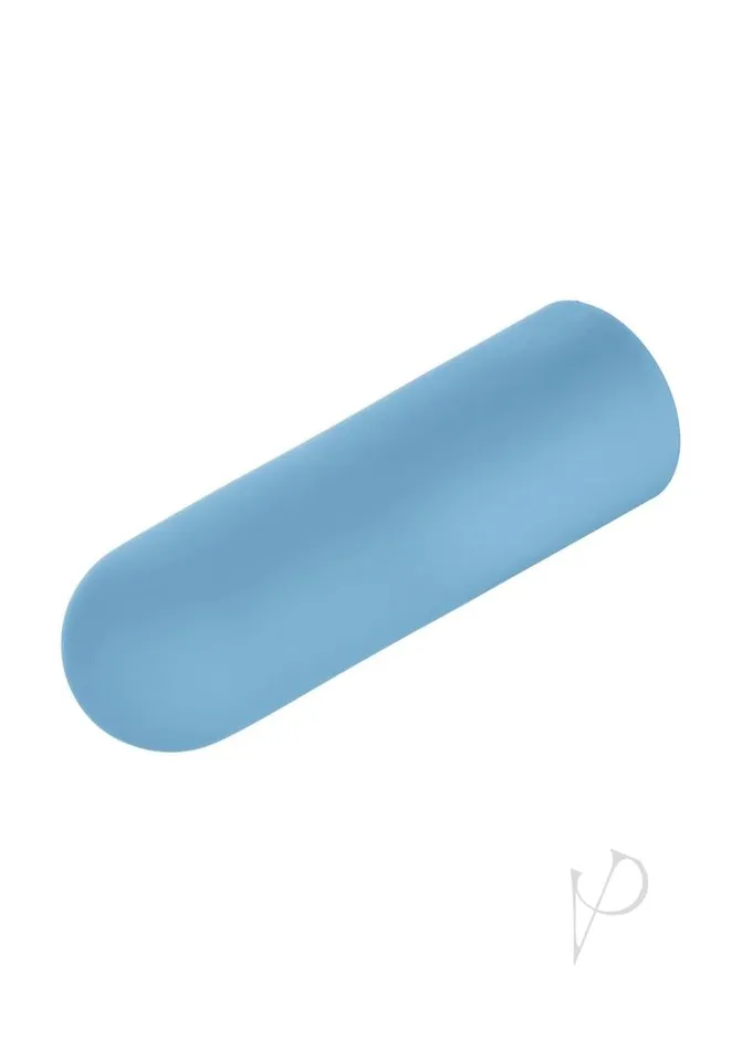 Turbo Buzz Rechargeable Rounded Mini Bullet Blue Turbo Buzz Vibrators