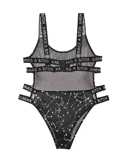 Vibes By Fantasy Lingerie Vibrators Vibes Karmas a Bitch Bodysuit Black SM Vibes By Fantasy Lingerie Vibrators Vibes Karmas a Bitch Bodysuit Black SM