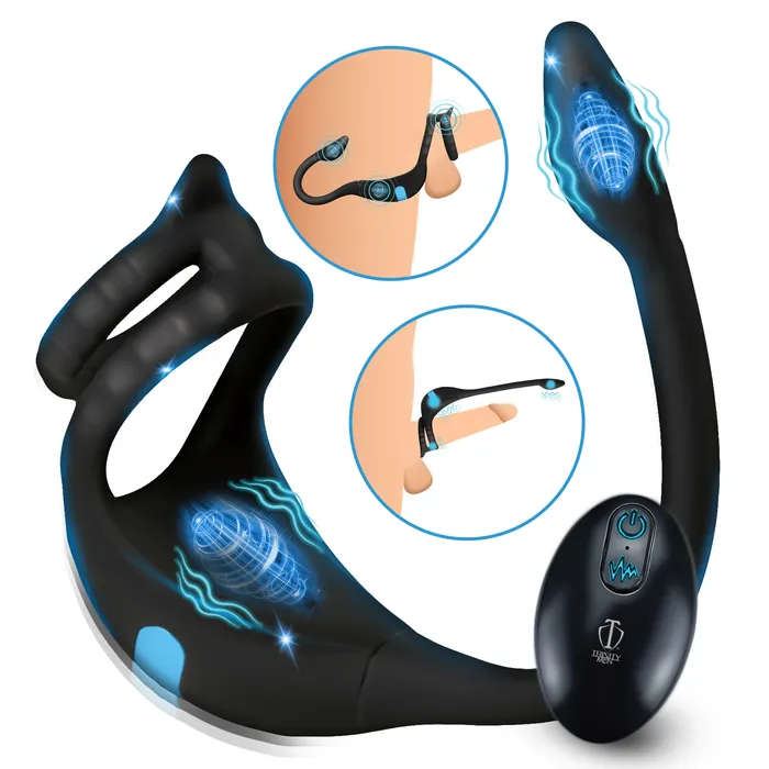 Vibrating Silicone Cock Ring and Anal Stimulator Thunderplugs Male Sex Toys Vibrating Silicone Cock Ring and Anal Stimulator Thunderplugs Male Sex Toys