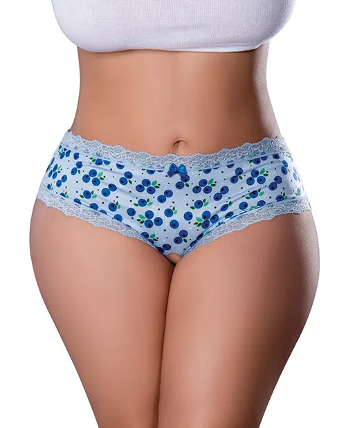 Vibrators Exposed Sweet Treats Crotchless Boy Short wWicked Sensual Care Blueberry Lube Blue QN Vibrators Exposed Sweet Treats Crotchless Boy Short wWicked Sensual Care Blueberry Lube Blue QN