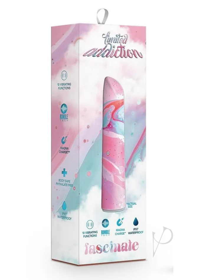 Vibrators Limited Addiction Fascinate Rechargeable Power Vibrator Peach Limited Addiction Vibrators Limited Addiction Fascinate Rechargeable Power Vibrator Peach Limited Addiction