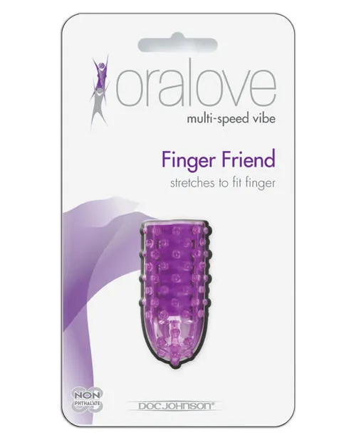 Vibrators Oralove Oralove Mini Vibrating Finger Friend Purple