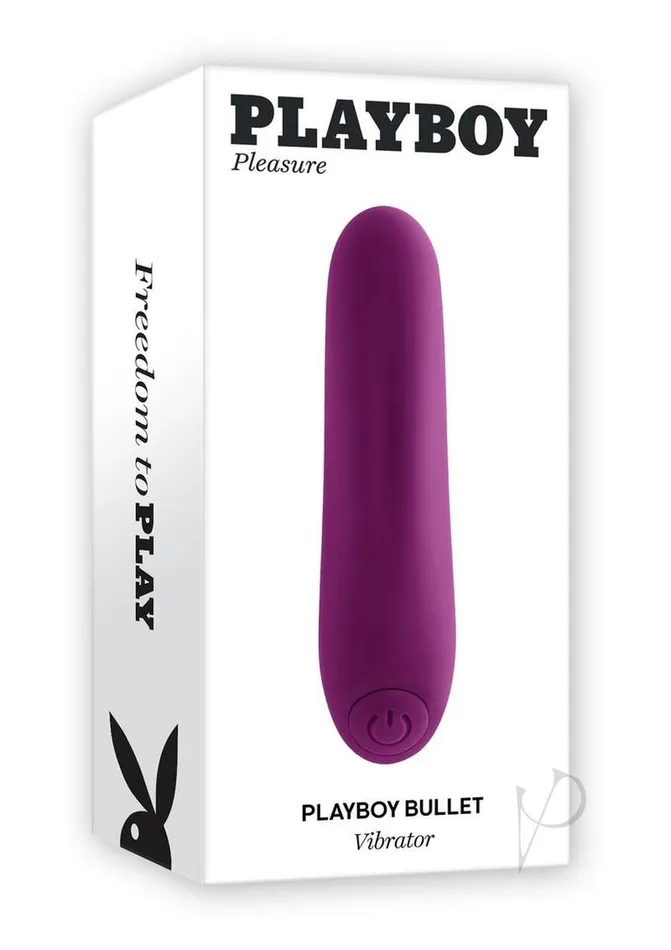 Vibrators Playboy Playboy Bullet Rechargeable Silicone Vibrator Purple