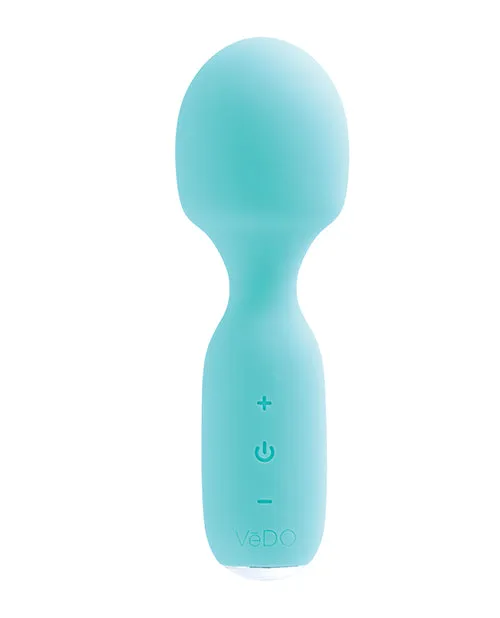 Vibrators Vedo VeDO Wini Rechargeable Mini Wand Tease Me Turquoise Vibrators Vedo VeDO Wini Rechargeable Mini Wand Tease Me Turquoise