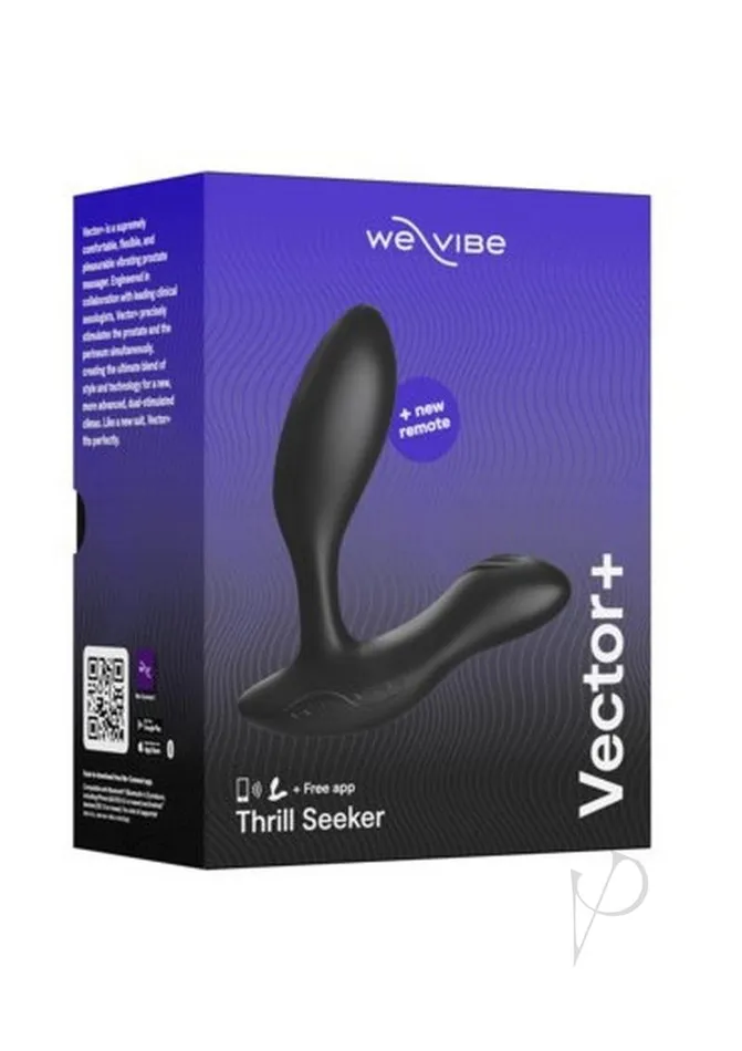 We Vibe Anal WeVibe Vector Rechargeable Silicone Vibrating Prostate Massager with Remote Control Charcoal Black We Vibe Anal WeVibe Vector Rechargeable Silicone Vibrating Prostate Massager with Remote Control Charcoal Black