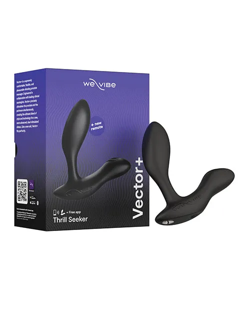 We Vibe Anal WeVibe Vector Rechargeable Silicone Vibrating Prostate Massager with Remote Control Charcoal Black We Vibe Anal WeVibe Vector Rechargeable Silicone Vibrating Prostate Massager with Remote Control Charcoal Black