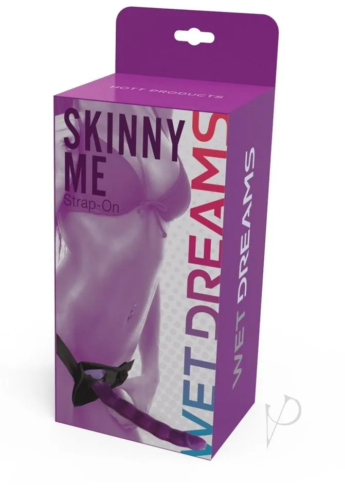 Wet Dreams Wet Dreams Skinny My StrapOn 7in Purple Female Sex Toys