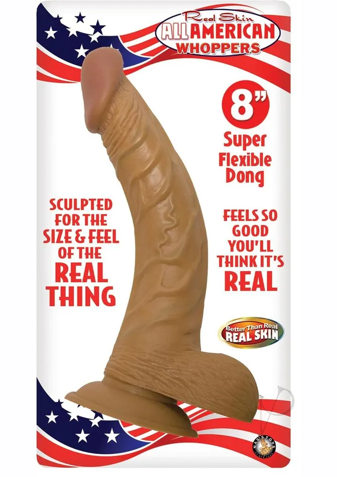 Whoppers Female Sex Toys All American Whoppers Dildo with Balls Latin 8in Caramel Whoppers Female Sex Toys All American Whoppers Dildo with Balls Latin 8in Caramel