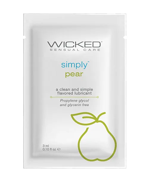 Wicked Sensual Care Lubricants Wicked Sensual Care Simply Water Based Lubricant 1 oz Pear Wicked Sensual Care Lubricants Wicked Sensual Care Simply Water Based Lubricant 1 oz Pear