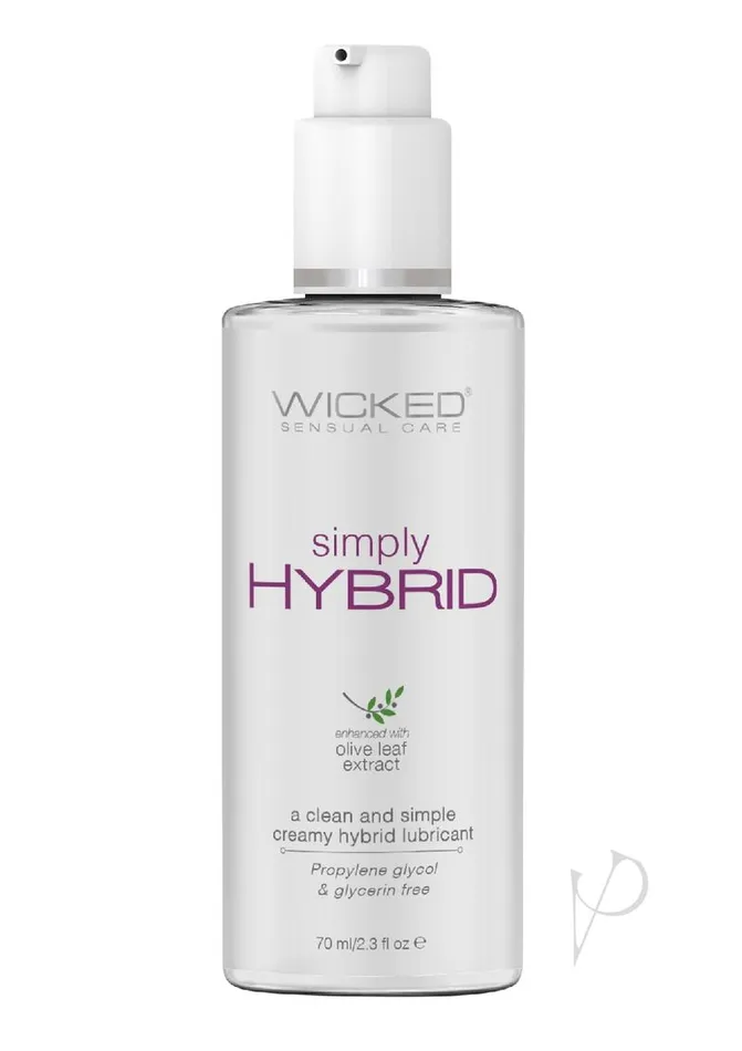 Wicked Simply Hybrid Lubricant with Olive Leaf Extract 23oz Wicked Simply Lubricants Wicked Simply Hybrid Lubricant with Olive Leaf Extract 23oz Wicked Simply Lubricants
