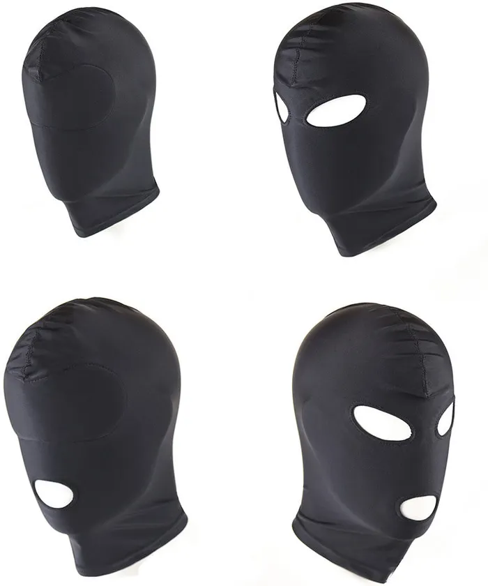 Wild Night Fantasies Bondage Hood with Removable Blindfold Mask Couples