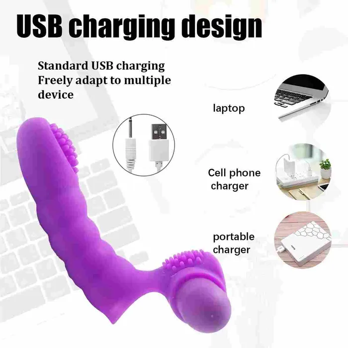 Wild Night Fantasies Female Sex Toys 10 Frequency G Spot Finger Vibrator