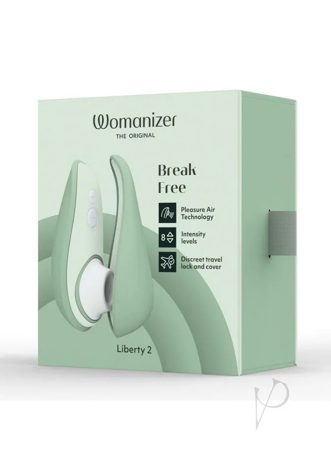 Womanizer Female Sex Toys Womanizer Liberty 2 Rechargeable Silicone Clitoral Stimulator Sage Womanizer Female Sex Toys Womanizer Liberty 2 Rechargeable Silicone Clitoral Stimulator Sage