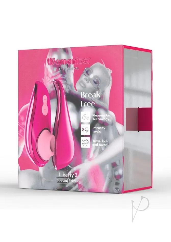 Womanizer Liberty 2 Iggy Azalea Rechargeable Silicone Clitoral Stimulator Special Edition Pink Womanizer Female Sex Toys Womanizer Liberty 2 Iggy Azalea Rechargeable Silicone Clitoral Stimulator Special Edition Pink Womanizer Female Sex Toys