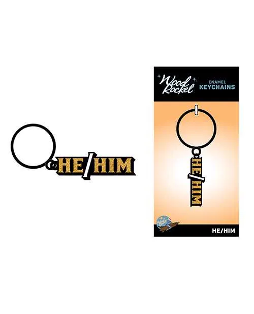 Wood Rocket Anal Wood Rocket HeHim Keychain BlackGold