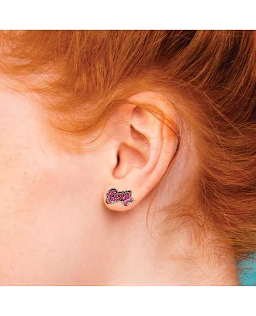 Wood Rocket Vibrators Wood Rocket Porn Sexy Earrings PinkGold Wood Rocket Vibrators Wood Rocket Porn Sexy Earrings PinkGold