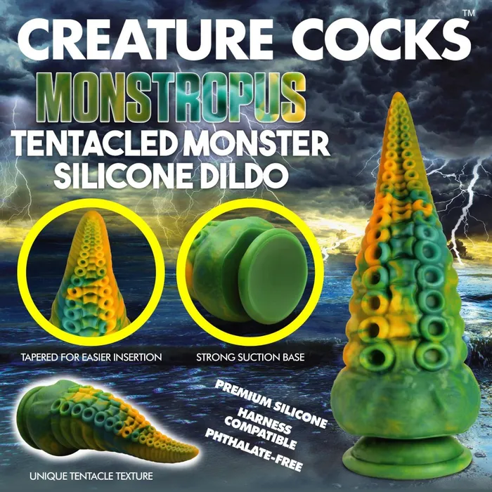 XR Brand Dildos Monstropus Tentacled Monster Silicone Dildo