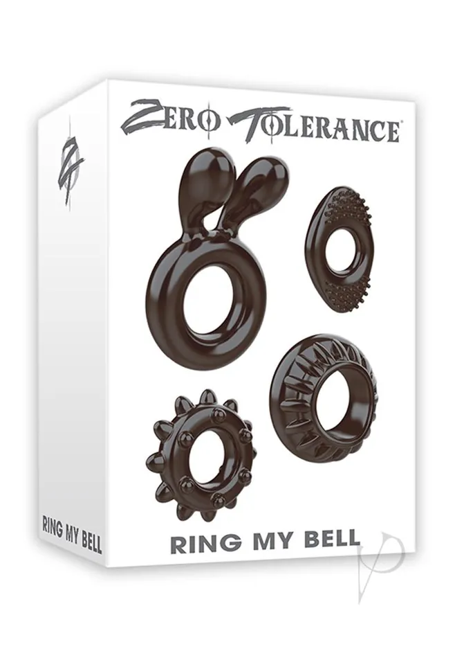 Zero Tolerance Couples Zero Tolerance Ring My Bell Cock Ring Kit 4 piece kit Smoke Zero Tolerance Couples Zero Tolerance Ring My Bell Cock Ring Kit 4 piece kit Smoke