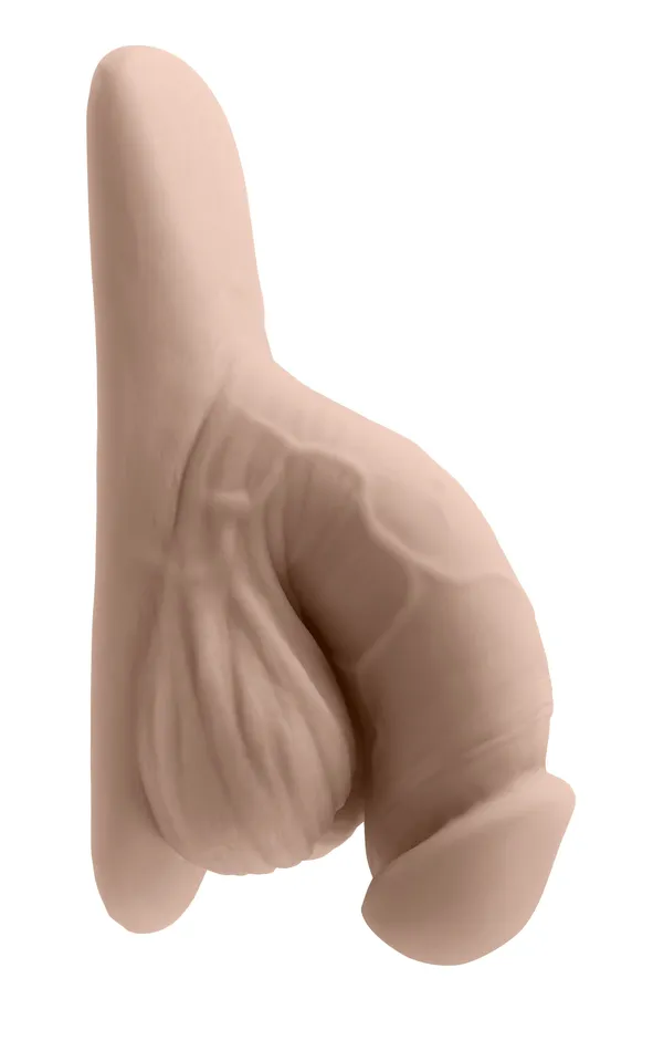 4 Inch Silicone Packer Light Evolved Gender X Anal