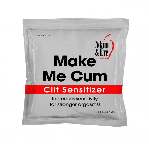 Adam and Eve Male Sex Toys Adam and Eve Make Me Cum Clit Sensitizer 25ml Foil Pack Adam and Eve Male Sex Toys Adam and Eve Make Me Cum Clit Sensitizer 25ml Foil Pack