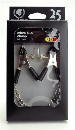 Adjustable Micro Plier Clamps Link Chain Spartacus Male Sex Toys