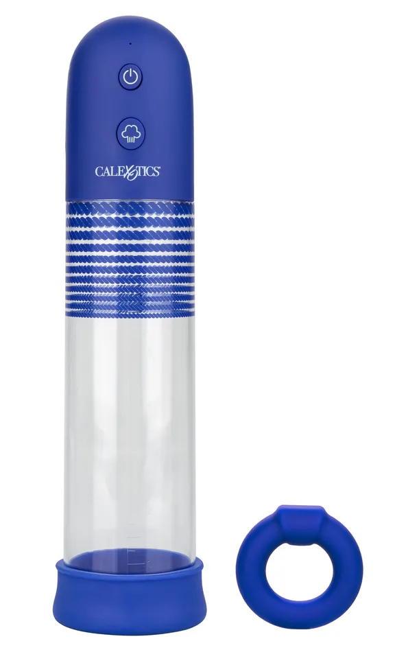 Admiral Rechargeable Rock Hard Pump Kit Blue CalExotics Anal